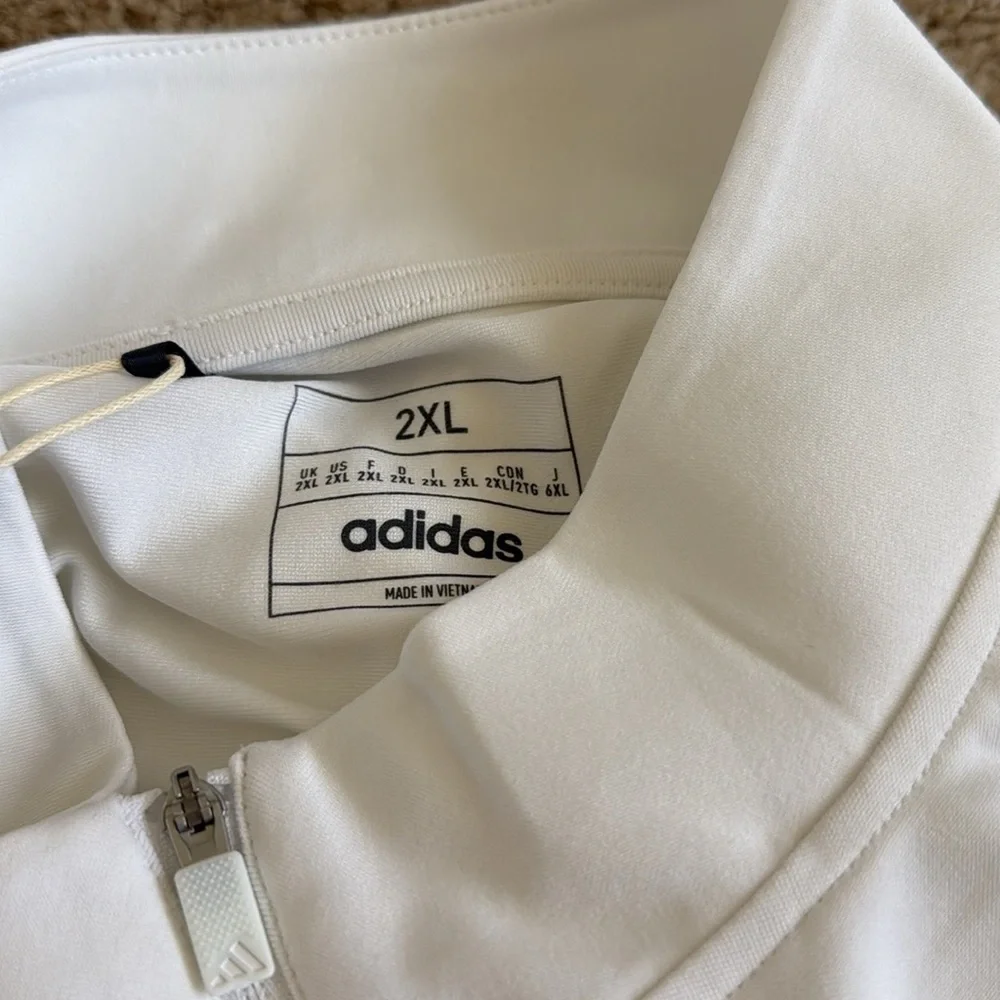 ❌SOLD on XPOST❌ Adidas Men’s 3-STRIPES QUARTER-ZIP PULLOVER- 2XL- NWT - Picture 9 of 9